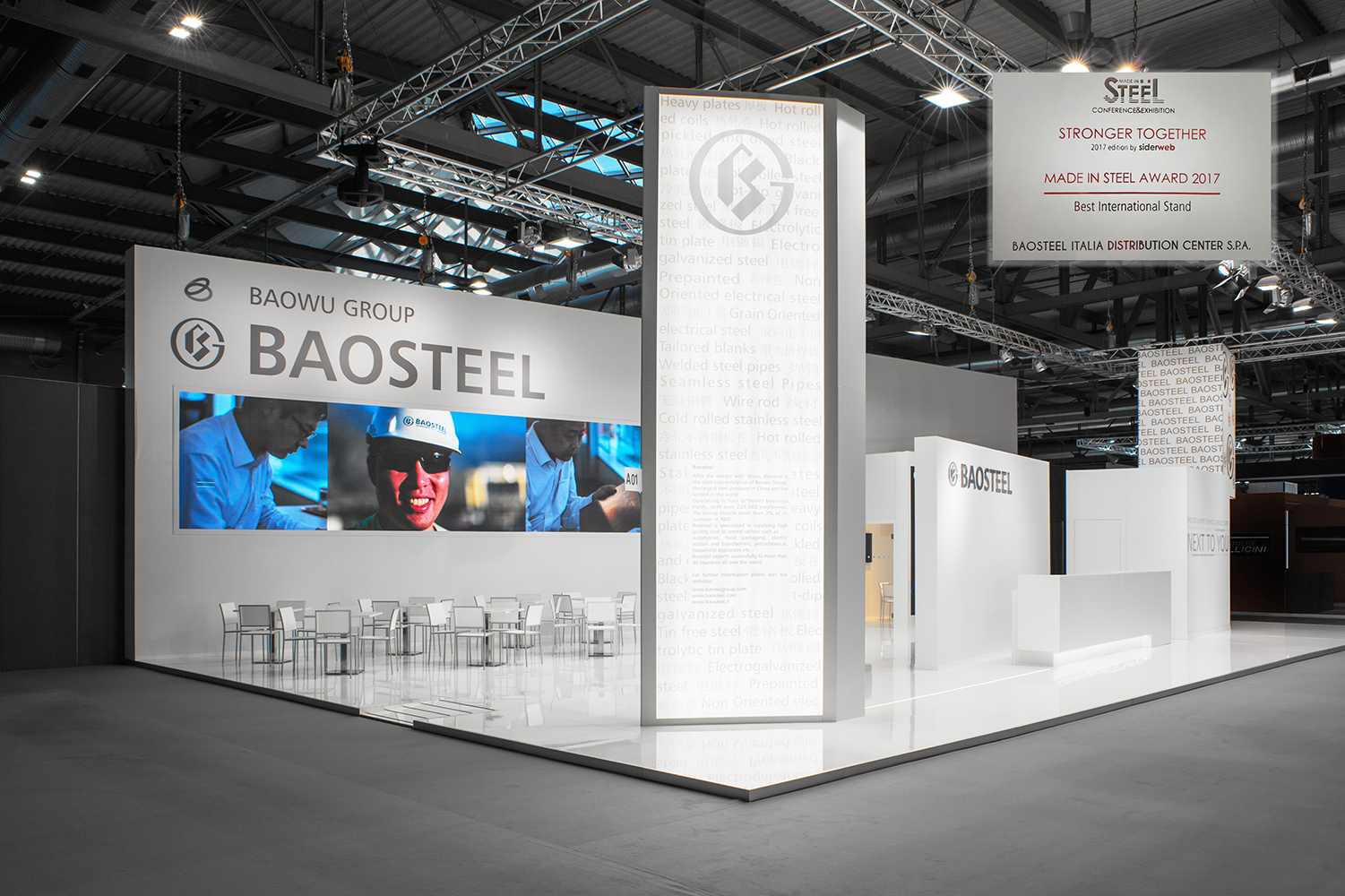 <BLOCKQUOTE>Exhibition stands</BLOCKQUOTE>